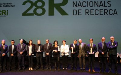 El president de la Generalitat, Quim Torra, lliura els Premis Nacionals de Recerca 2017