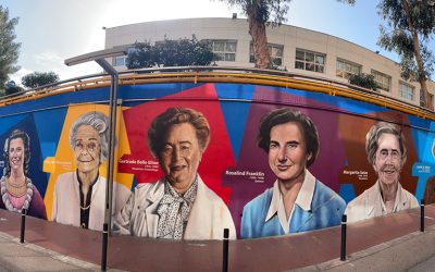 L’FCRI impulsa, amb la Vall d’Hebron i Amgen, el mural Pioneres, nou dones que han obert camí en ciències de la salut