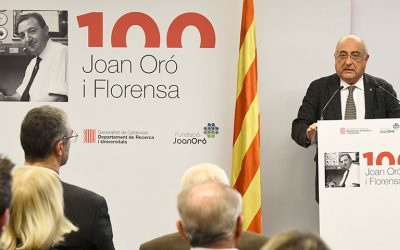 El Departament de Recerca i Universitats dona el tret de sortida a l’Any Joan Oró amb la presentació de la commemoració del centenari del naixement del bioquímic lleidatà