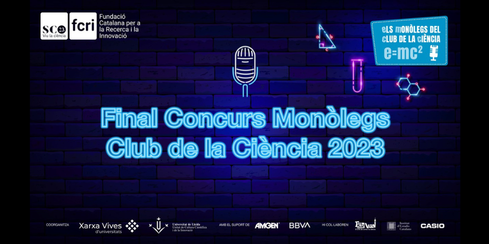 La final del “Concurs de Monòlegs del Club de la Ciència” se celebra demà a Lleida en el marc de la Setmana de la Ciència