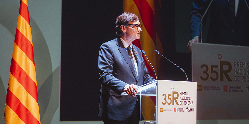 President Illa: “Catalunya estarà sempre al costat de la ciència”